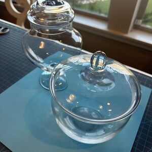 Stylish Glass Jar Set with Lids